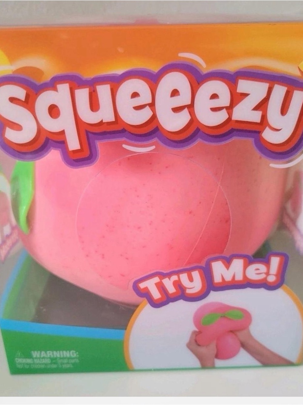 Peach Squeeezy Toy